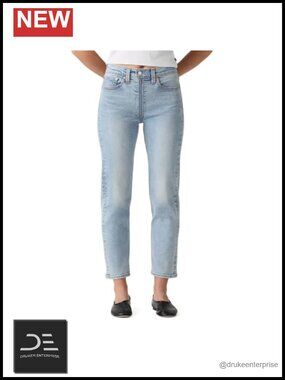 Levi's Wedgie Straight Zip Jeans Mid Rise Stretch Denim